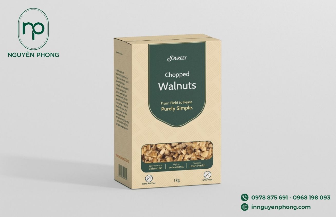 Mẫu thiết kế logo tạp hóa trên hộp giấy